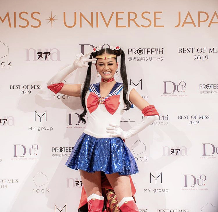 Miss Japon, Miss Universo, Sailor Moon